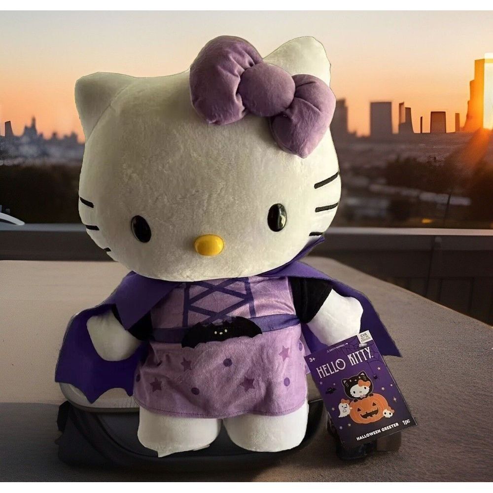 Hello Kitty 2024 Witch‎ Vampire Halloween Greeter CVS
